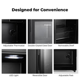 Subcold Cave35-G Glass Door Beer Fridge | 32L