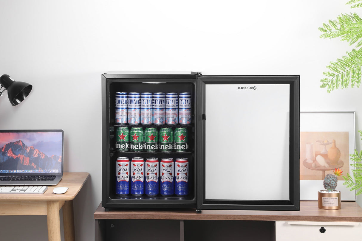 Subcold Cave60-G Glass Door Beer Fridge - 52L