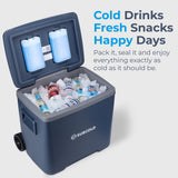 Subcold Chilly30 Cool Box 30L Portable Ice Box with Wheels & Handle