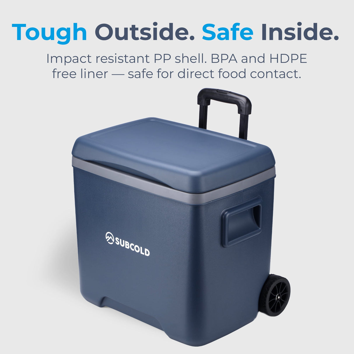 Subcold Chilly30 Cool Box 30L Portable Ice Box with Wheels & Handle