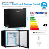 Subcold Eco35F Mini Freezer Black - 31L