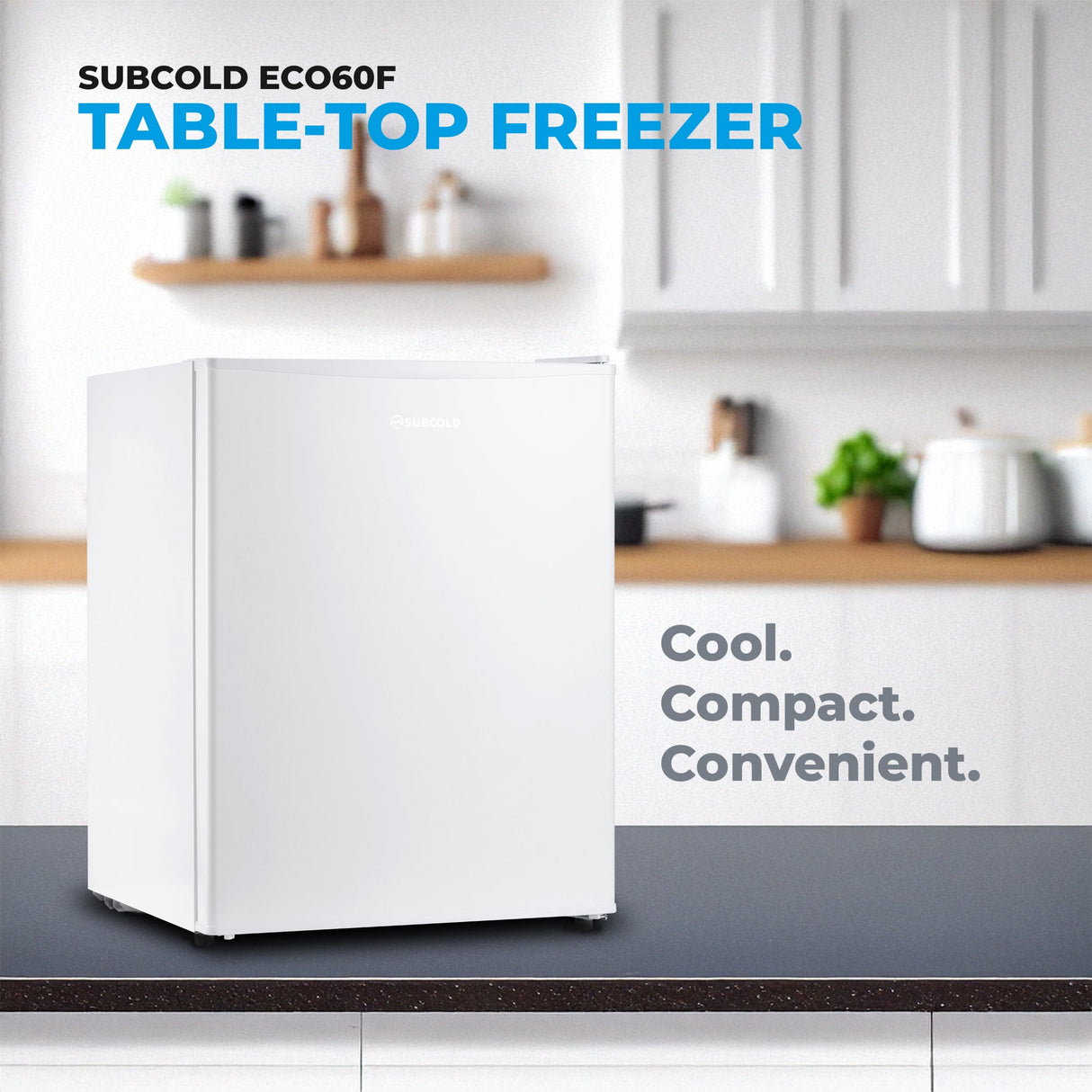 Subcold Eco60F Mini Freezer White | 42L