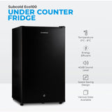 Subcold Eco100 LED Under Counter Fridge - 95L