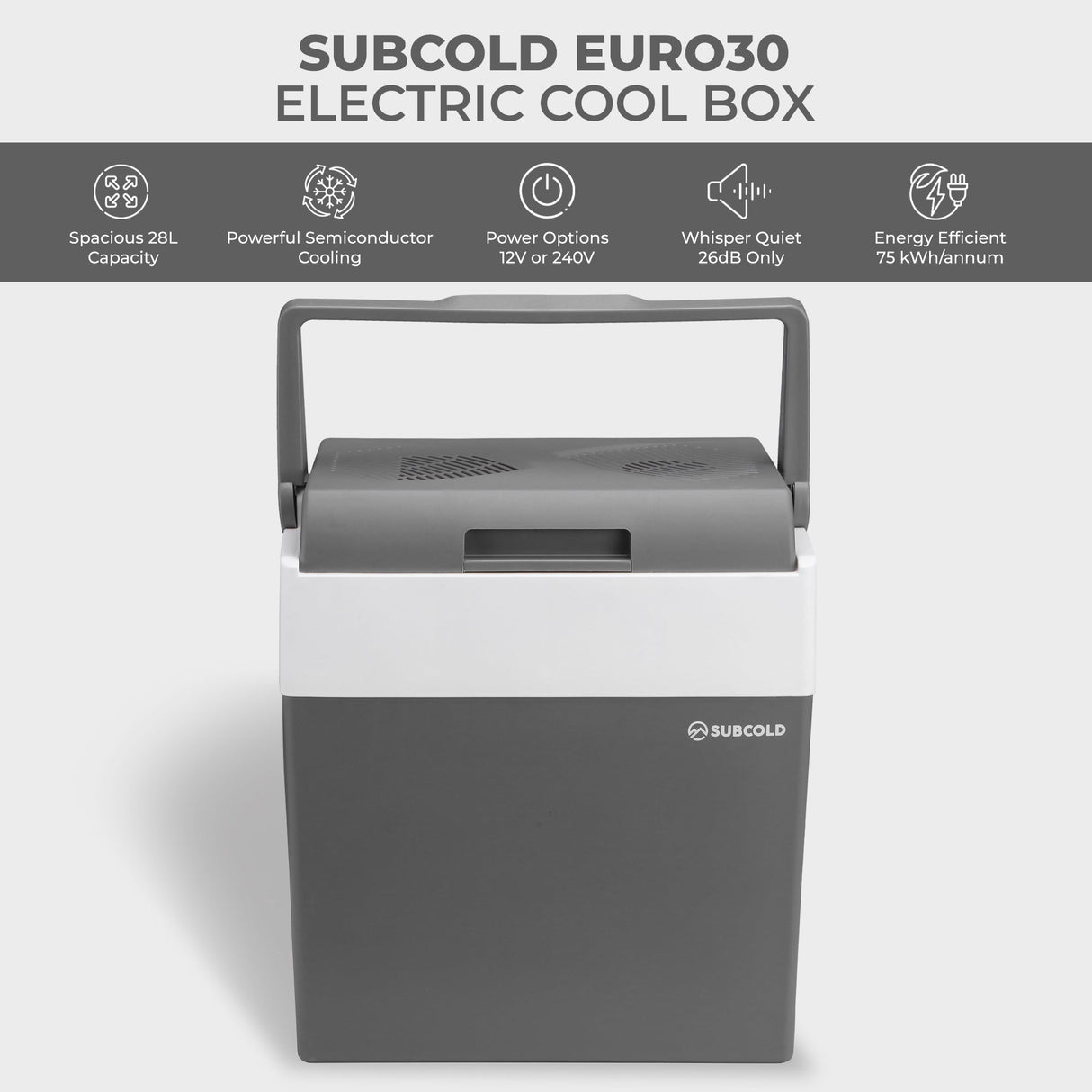 Subcold Euro30 Thermoelectric Cool Box | 30L