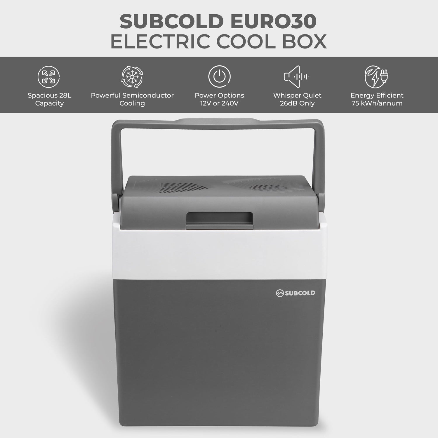 Subcold Euro30 Thermoelectric Cool Box | 30L