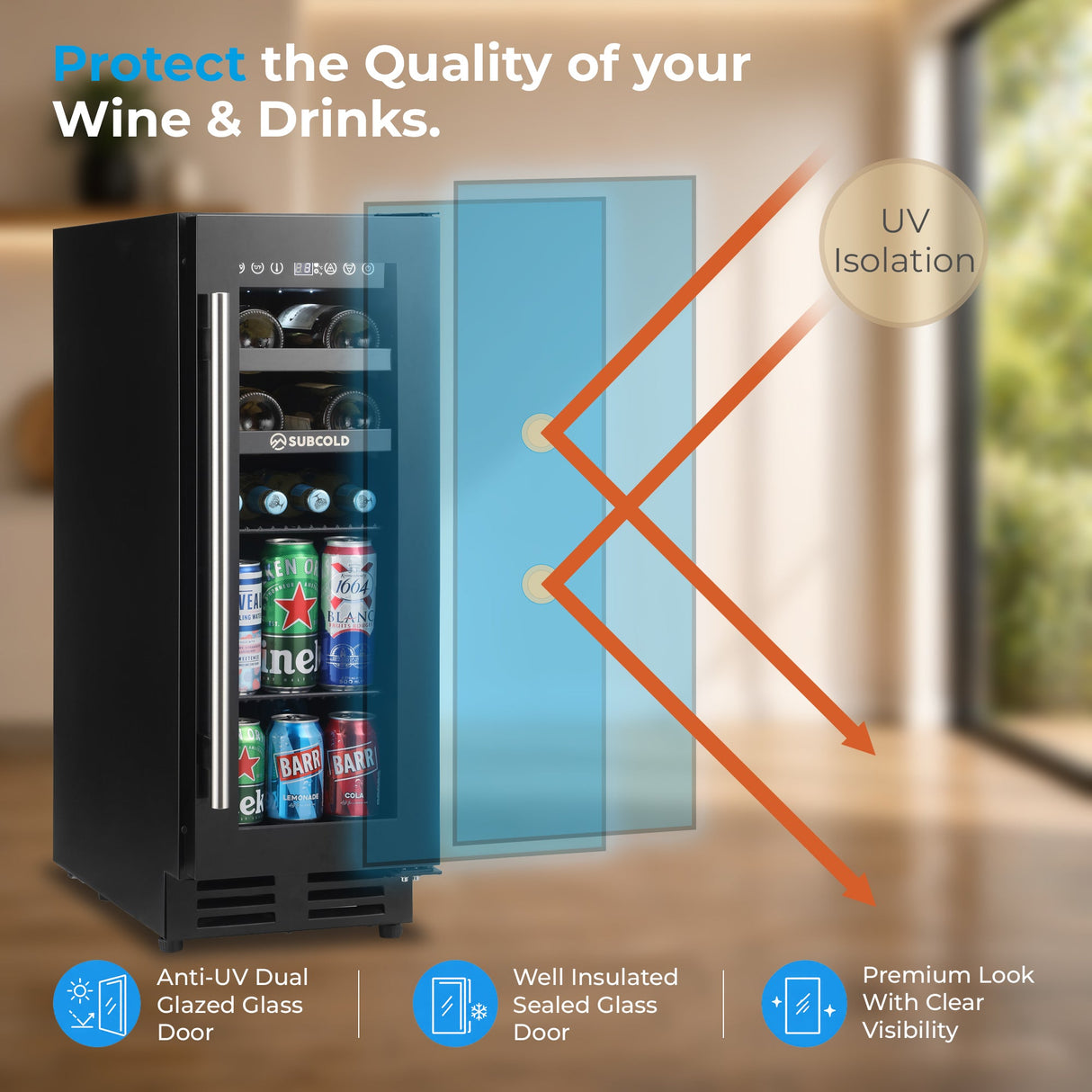 Subcold Integra30 Integrated Wine Cooler - 58L