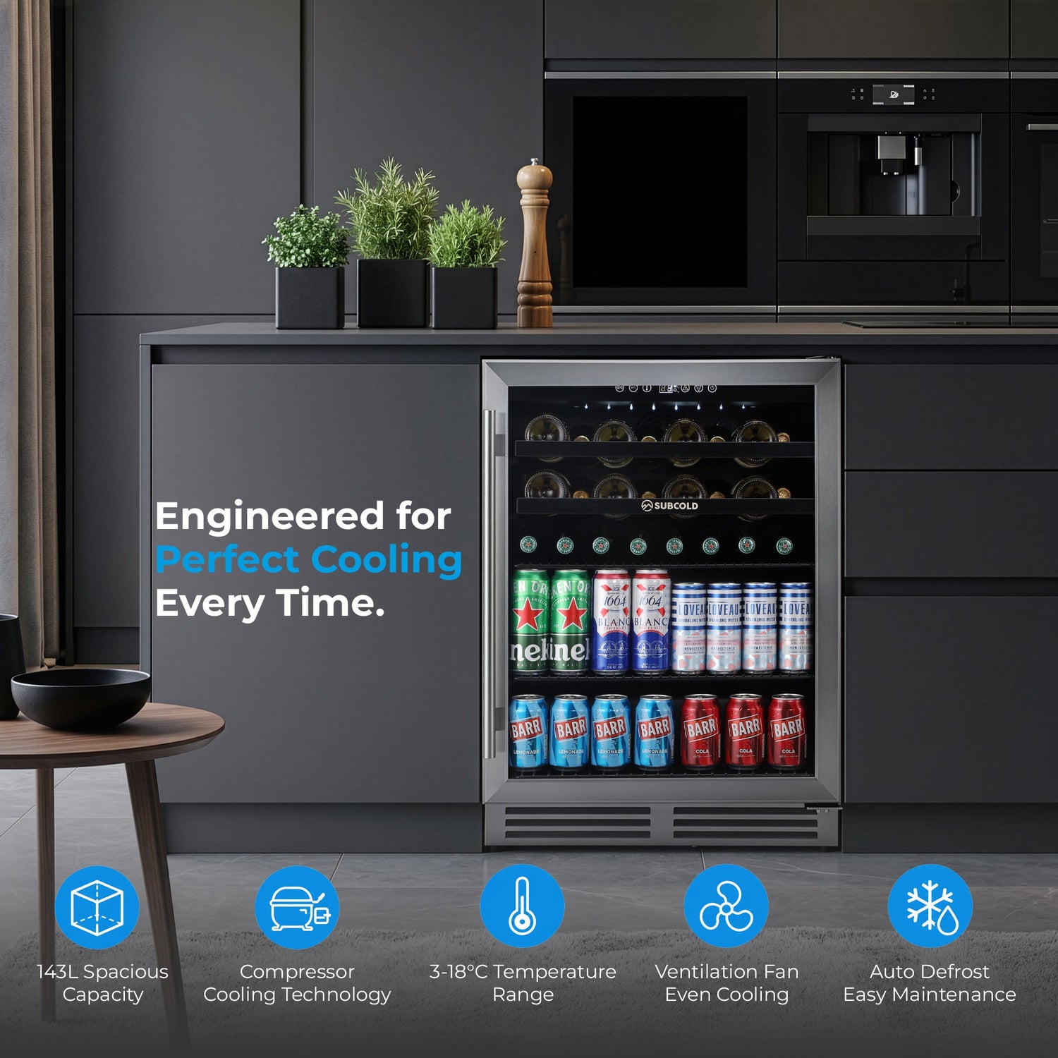 Subcold Integra60 Integrated Wine Cooler