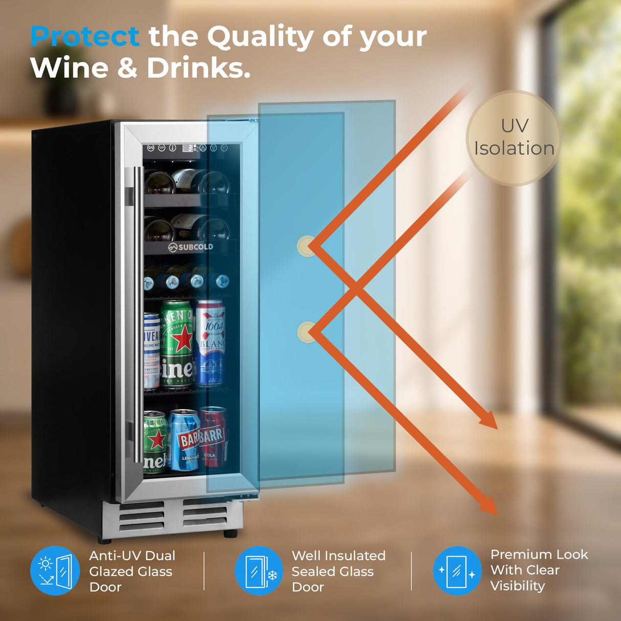 Subcold Integra30 Integrated Wine Cooler - 58L