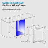 Subcold Integra60 Integrated Wine Cooler