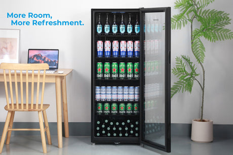 Subcold Maxi250 Tall Drinks Fridge Black - 237L