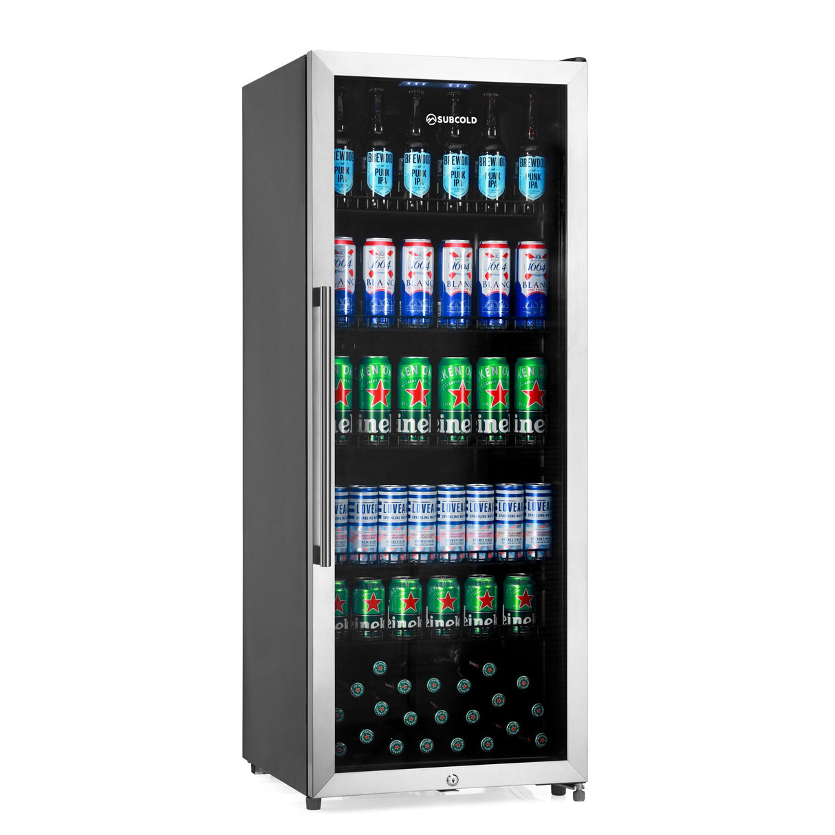 Subcold Maxi250 Tall Drinks Fridge Stainless Steel - 237L