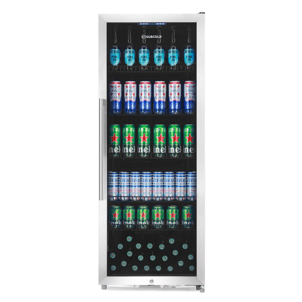 Subcold Maxi250 Tall Drinks Fridge Stainless Steel - 237L