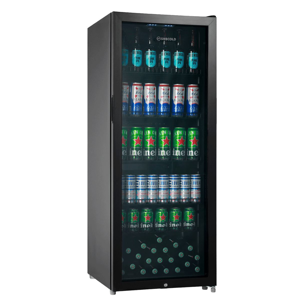 Subcold Maxi250 Tall Drinks Fridge Black - 237L
