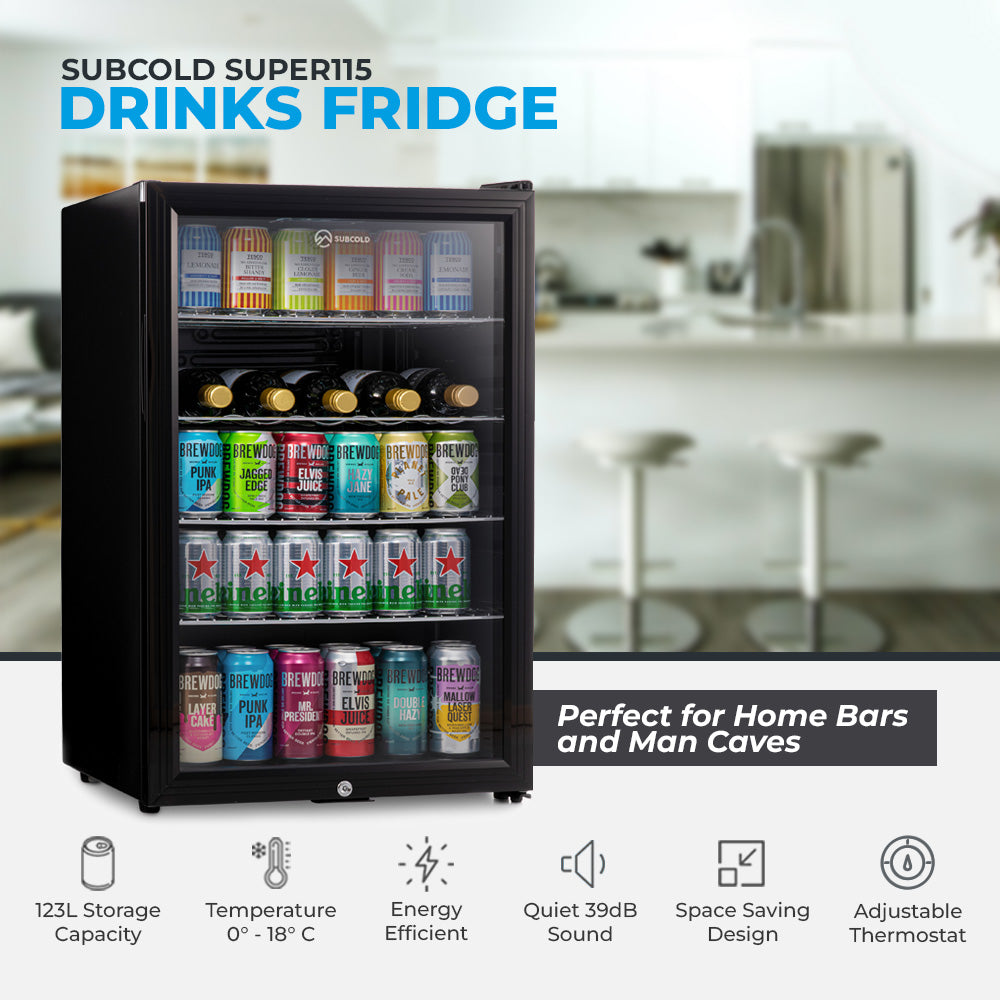 Subcold Super115 LED Beer Fridge | 123L