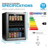 Subcold Super65 LED Beer Fridge | 65L