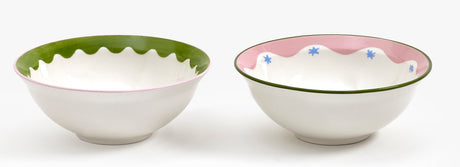 Eleanor Bowmer Set of 2 Sun & Lips Nibble Bowls