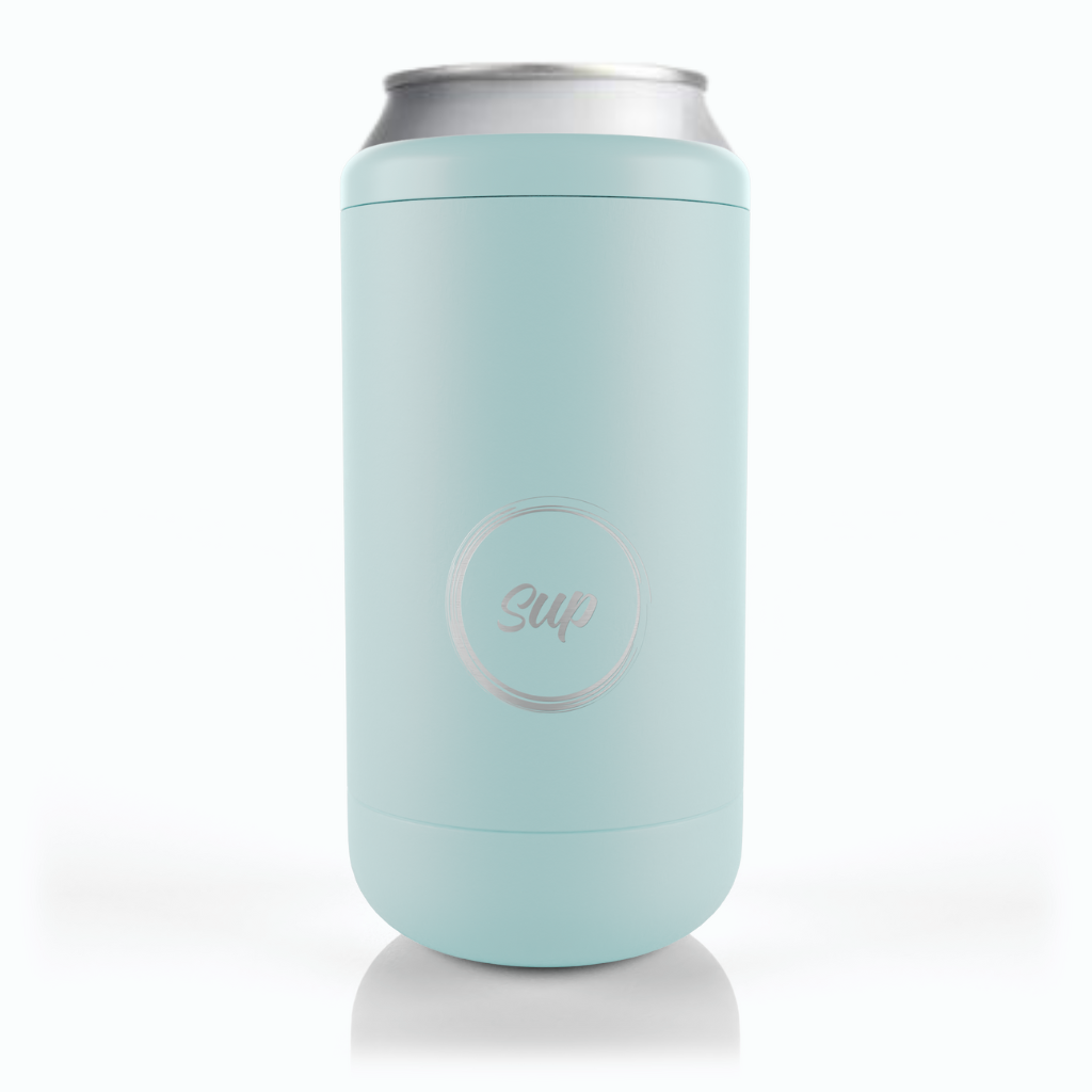 Sup drinkware Capsule Bottle & Can Cooler Turquoise