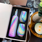 Sup drinkware Insulated Wine Bottle & Tumbler Gift Set Holographic