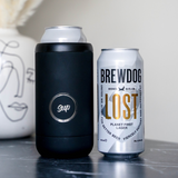 Sup drinkware Capsule Bottle & Can Cooler Matte Black