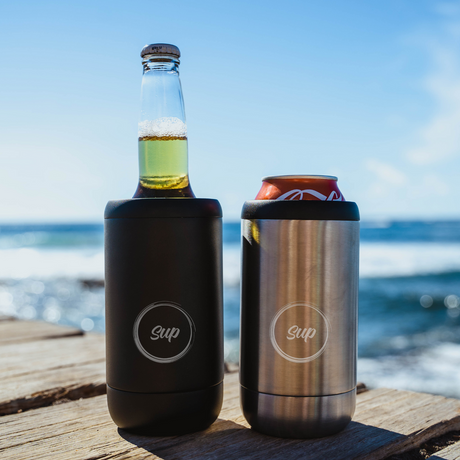 Sup drinkware Capsule Bottle & Can Cooler Stainless Steel