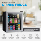 Subcold Super50 LED Beer Fridge | 50L