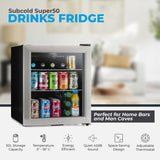 Subcold Super50 LED Beer Fridge | 50L