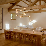 Tala Sycamore 5-Tier Chandelier in Dusk Pink