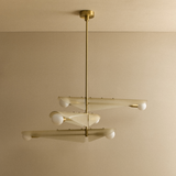 Tala Sycamore Chandelier 3 Tiers in Dusk Pink