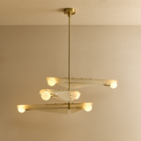 Tala Sycamore Chandelier 3 Tiers in Dusk Pink