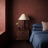Tala Heath Table Lamp in Port Red