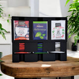 Filamora Studios Modern Tea Organiser 3 Slot Dispenser Storage
