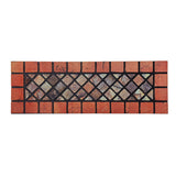 Nicoman Eco-Friendly Rubber Step Mat - Red Border