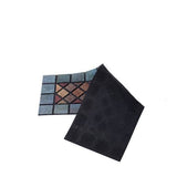 Nicoman Eco-Friendly Rubber Step Mat Blue Border - 75cm x 25cm