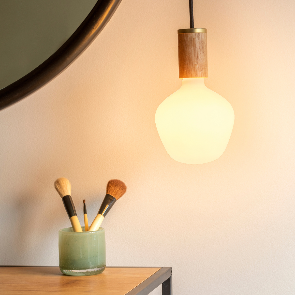 Tala Knuckle Pendant Light in Oak
