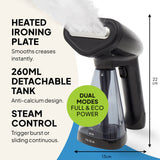 Fridja F10 Handheld Clothes Steamer