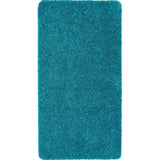 Washable Teal Shaggy Rug