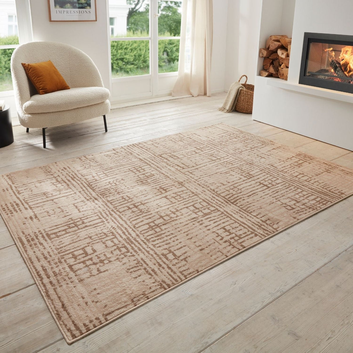 Terrain Designer Shortpile Modern Geometric Rug