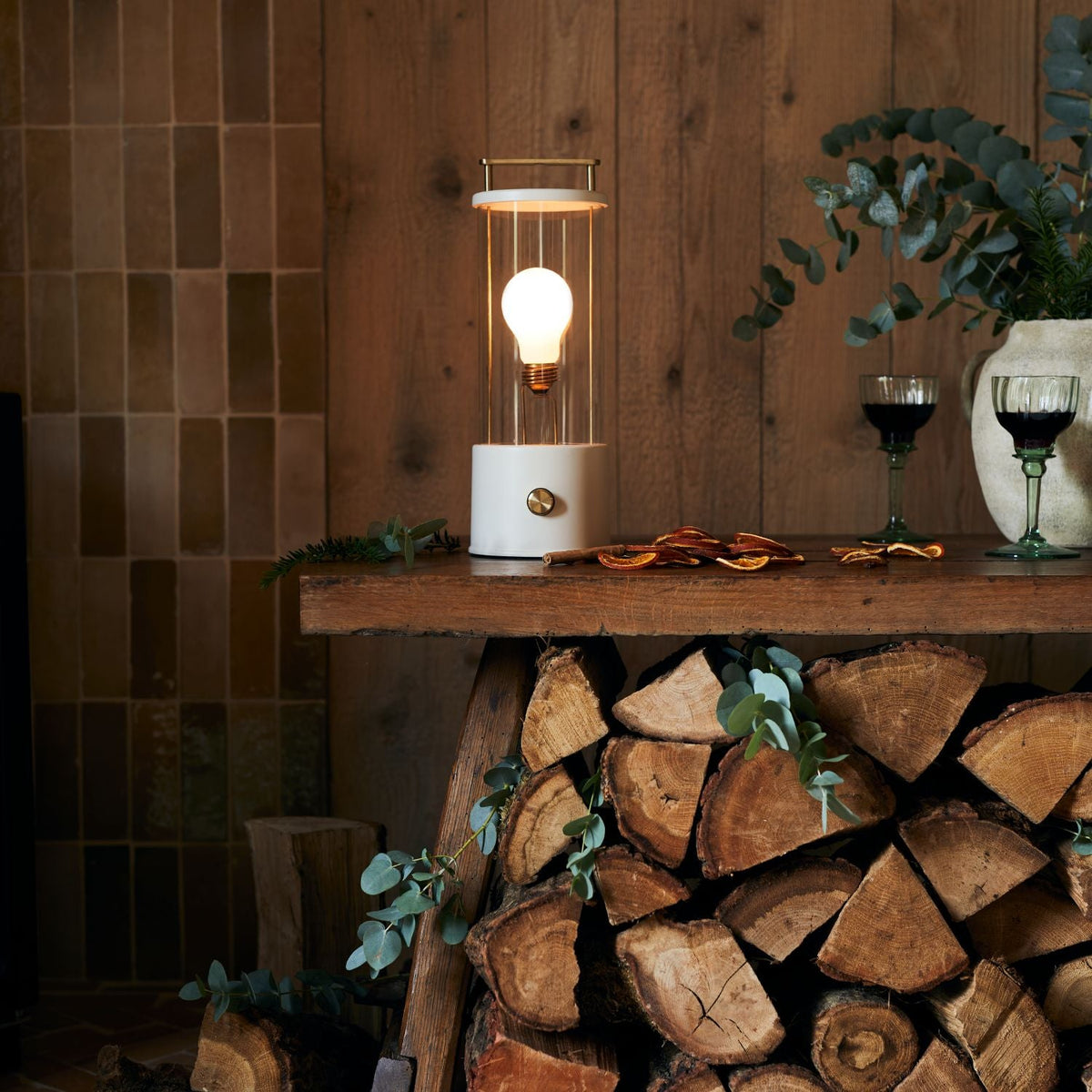 Tala The Muse Portable Lamp in Candlenut White
