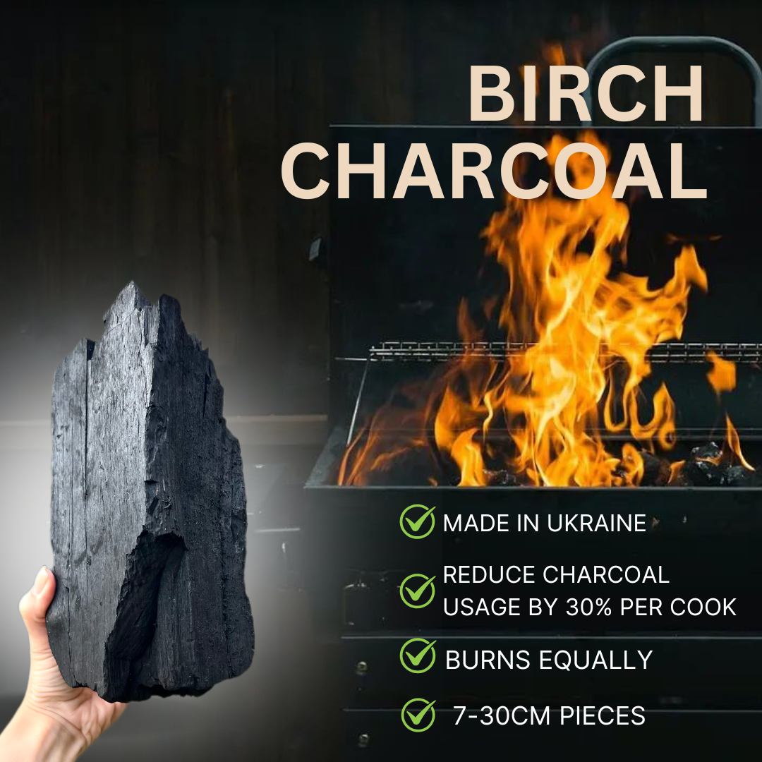 Globaltic Birch Lumpwood Charcoal - 5kg