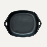 CasaLatina Chamba Black Clay Gratin Dish