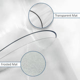 Clear PVC Desk Mat Protector Transparent Table Cover | Nicoman
