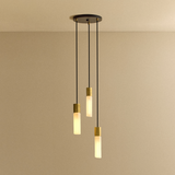 Tala Basalt Triple Pendant Light in Brass