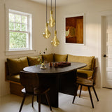 Tala Triple Pendant in Brass with Voronoi II Bulbs