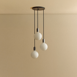 Tala Triple Pendant in Graphite with Sphere IV