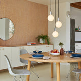 Tala Triple Pendant in Stainless Steel Sphere IV