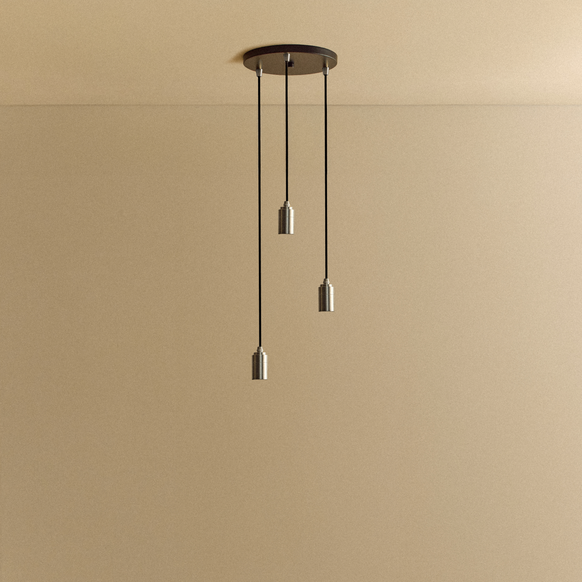 Tala Triple Pendant - Stainless Steel