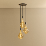 Tala Triple Pendant in Stainless Steel Voronoi III