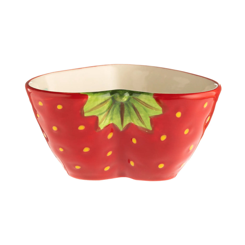 Typhoon World Foods Ceramic Strawberry Bowl, 12cm