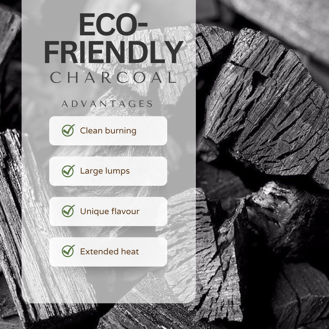 Globaltic Oak Lumpwood Charcoal - 10kg