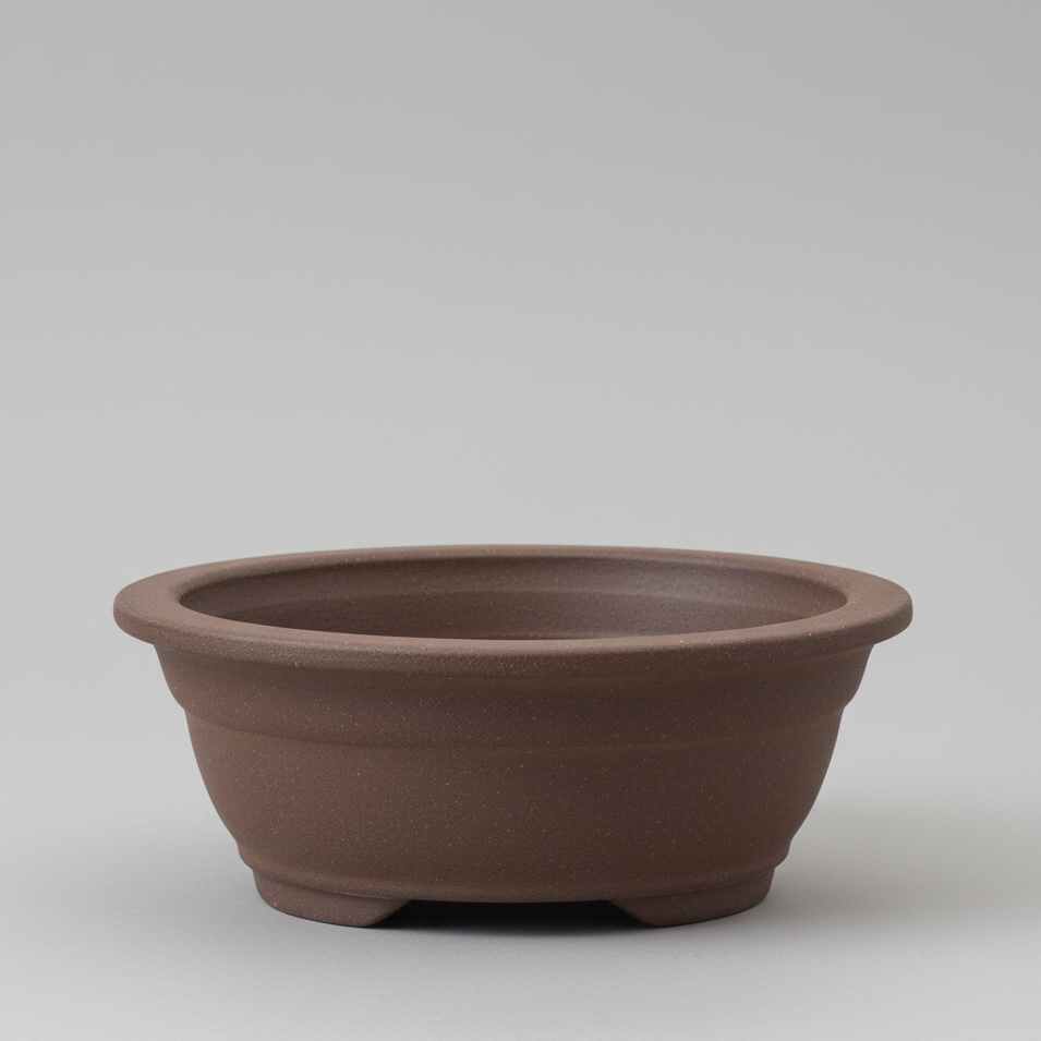 Yorkshire Bonsai Unglazed Oval Bonsai Pot Ceramic Planter - 16cm